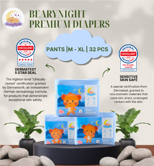 BearyNight Premium Diapers